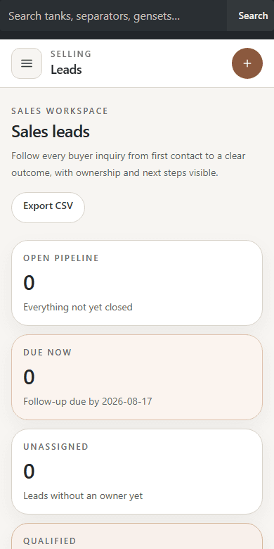 Redeploy HQ seller leads workspace with pipeline and follow-up summaries